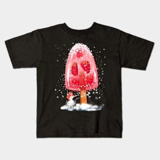 Ice cream girl - Hameoart Kids T-Shirt